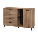 Κομοτα-Μπουφες Corvia 3k4f Flagstaf-Carbon 138x40x90εκ - Image 7