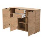 Κομοτα-Μπουφες Duero 3k2f Artisan Oak 135x40x95εκ - Image 5