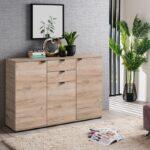 Κομοτα-Μπουφες Duero 3k2f Grey Oak 135x40x95εκ - Image 2
