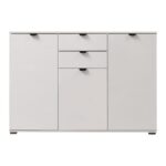 Κομοτα-Μπουφες Duero 3k2f Λευκο Χρωμα 135x40x95εκ - Image 3