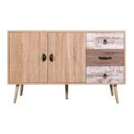 Κομοτα-Μπουφες Fylliana "Lounge" Sonoma Oak 120x39x75εκ - Image 2