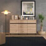 Κομοτα-Μπουφες Marron 157 3k3f3v Artisan Oak/Μαυρο Ματτ Χρωμα 157x40x90εκ - Image 2