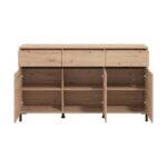 Κομοτα-Μπουφες Marron 157 3k3f3v Artisan Oak/Μαυρο Ματτ Χρωμα 157x40x90εκ - Image 4