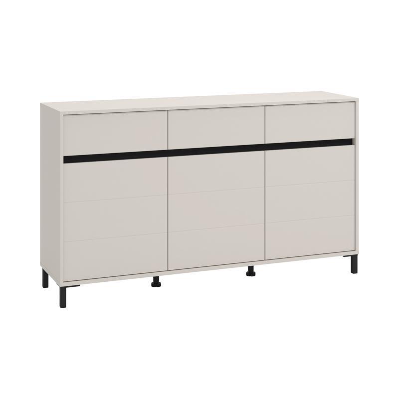 komota-mpoyfes-marron-157-3k3f3v-cashmere-mayro-matt-chroma-157x40x90ek1747077324 Κομοτα-Μπουφες Marron 157 3k3f3v Cashmere/Μαυρο Ματτ Χρωμα 157x40x90εκ - Image 1