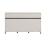 Κομοτα-Μπουφες Marron 157 3k3f3v Cashmere/Μαυρο Ματτ Χρωμα 157x40x90εκ - Image 3