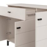 Κομοτα-Μπουφες Salamis 115 3k1f3v Cashmere Χρωμα 116x35x78εκ - Image 5
