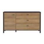 Κομοτα-Μπουφες Terrano Riviera Oak Χρωμα 152x40x85εκ - Image 3