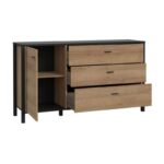 Κομοτα-Μπουφες Terrano Riviera Oak Χρωμα 152x40x85εκ - Image 4