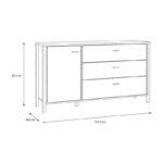 Κομοτα-Μπουφες Terrano Riviera Oak Χρωμα 152x40x85εκ - Image 5