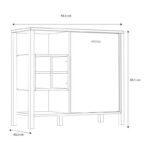Κομοτα-Μπουφες Terrano Riviera Oak Χρωμα 94x40x85εκ - Image 5