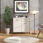 Κομοτα-Μπουφες Vienne 2k1f Cashmere Χρωμα 93x40x90εκ - Image 2