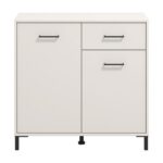 Κομοτα-Μπουφες Vienne 2k1f Cashmere Χρωμα 93x40x90εκ - Image 3