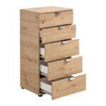 Κομοτα-Συρταριερα Duero 5f 45 Artisan Oak 45x40x95εκ - Image 4