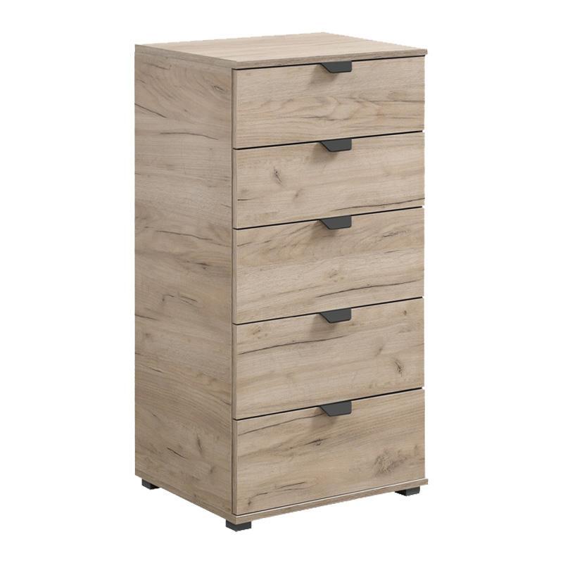 komota-syrtariera-duero-5f-45-grey-oak-4540951666850738 Κομοτα-Συρταριερα Duero 5f 45 Grey Oak 45x40x95εκ - Image 1