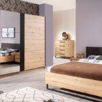 Κομοτα-Συρταριερα Sardinia 4f Artisan Oak / Μαυρο 91.5x42x93εκ - Image 2
