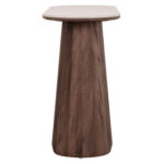 Κονσολα Walden HM18439 Κεραμικο Top Τραβερτινα--Mdf Βαση Καρυδι 120x40x76υεκ - Image 5
