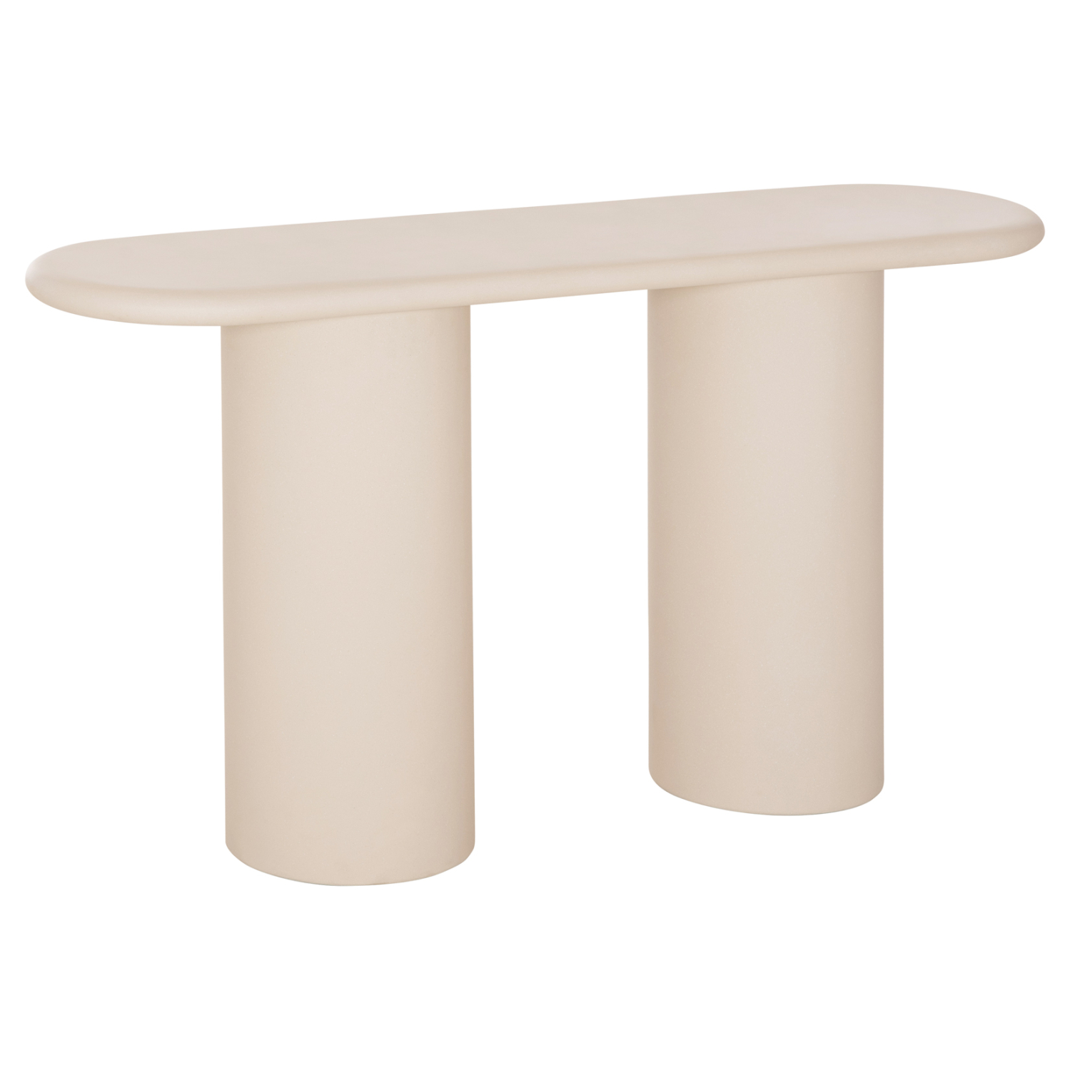 konsola-fb9658402-fiber-cement-se-anoich Κονσολα Kenji HM6584.02 Fiber Cement Σε Ανοιχτο μπεζ--140x40x77υεκ. - Image 1