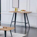 Κονσολα Fylliana FL1564 Sonoma MDF Με Μαυρα Ποδια 120x40x75εκ - Image 2