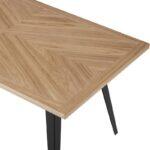 Κονσολα Fylliana FL1564 Sonoma MDF Με Μαυρα Ποδια 120x40x75εκ - Image 4