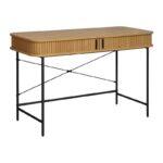 Κονσολα Fylliana Curve Sonoma Χρωμα 120x48x76εκ