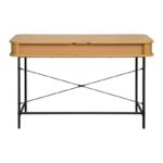 Κονσολα Fylliana Curve Sonoma Χρωμα 120x48x76εκ - Image 4