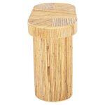Κονσολα Οβαλ Gatsby HM9871 Φυσικο Rattan Σε Φυσικο Χρωμα 110x45x74,5υεκ. - Image 4