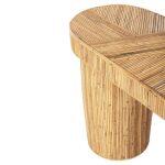 Κονσολα Οβαλ Gatsby HM9871 Φυσικο Rattan Σε Φυσικο Χρωμα 110x45x74,5υεκ. - Image 5