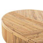 Κονσολα Οβαλ Gatsby HM9871 Φυσικο Rattan Σε Φυσικο Χρωμα 110x45x74,5υεκ. - Image 8