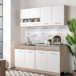 Κουζινα Dalila 160 Grey Oak / Λευκο 160x51,5x206,5εκ - Image 2