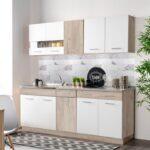 Κουζινα Dalila 200 Grey Oak / Λευκο 200x51,5x206,5εκ - Image 2