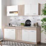 Κουζινα Dalila 80 Grey Oak / Λευκο 80x51,5x206,5εκ - Image 2