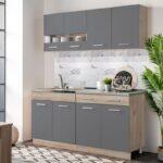 Κουζινα Dalila 80s Grey Oak / Γκρι 80x51,5x206,5εκ - Image 2