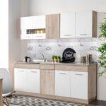 Κουζινα Dalila 80s Grey Oak / Λευκο 80x51,5x206,5εκ - Image 2