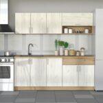 Κουζινα Tamara 200 Artisan Oak-Λευκο Oak 200x46x200εκ - Image 2
