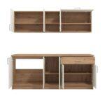 Κουζινα Tamara 200 Artisan Oak-Λευκο Oak 200x46x200εκ - Image 4