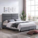Κρεβατι Milo Απο Γκρι Βελουδο HM616.10 Για Στρωμα 160x200 Ek. - Image 2