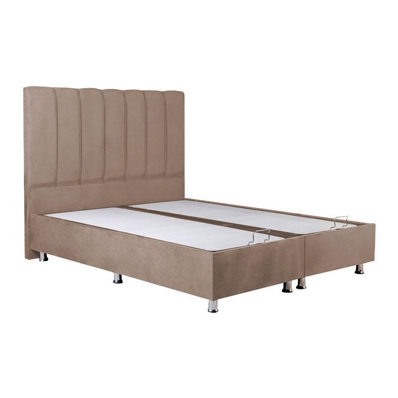 krebati-elina-mpez-me-apothikeytiko-choro-208x162x130ek-gia-stroma-160x200ek1751451602 Κρεβατι Elina Μπεζ Με Αποθηκευτικο Χωρο 162x208x130εκ Για Στρωμα 160x200εκ - Image 1