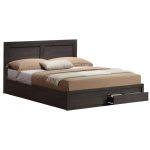 Κρεβατι Capri HM312.01 Με 2συρταρια Zebrano Για Στρωμα 150x200εκ.