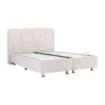 Κρεβατι Fylliana New Edem Μπεζ Με Αποθ Χωρο 179x212x130εκ (160x200) - Image 2