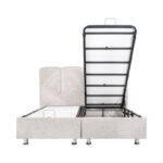 Κρεβατι Fylliana New Edem Μπεζ Με Αποθ Χωρο 179x212x130εκ (160x200) - Image 4