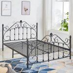 Κρεβατι Μεταλλικο Maden 150x200 Εκ. Μαυρο Χρωμα HM576.01 - Image 2