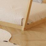 Κρεβατι Παιδικο Munk HM681.01 Τ.montessori Μασιφ Ξυλο Πευκου Φυσικο- 190x90εκ - Image 6