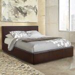 Κρεβατι Bobbi PU Καφε Με Αποθηκευτικο Χωρο HM554.02 150x200 Εκ.