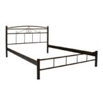 Κρεβατι Σιδερενιο Fylliana Calliope Καφε Χρωμα 160x210x99εκ (150x200εκ) - Image 2