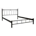 Κρεβατι Σιδερενιο Fylliana Valery Καφε Χρωμα 160x210x99εκ (150x200εκ) - Image 3