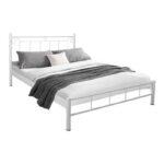 Κρεβατι Σιδερενιο Fylliana Valery Λευκο Χρωμα 160x210x99εκ (150x200εκ)