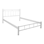 Κρεβατι Σιδερενιο Fylliana Valery Λευκο Χρωμα 160x210x99εκ (150x200εκ) - Image 3