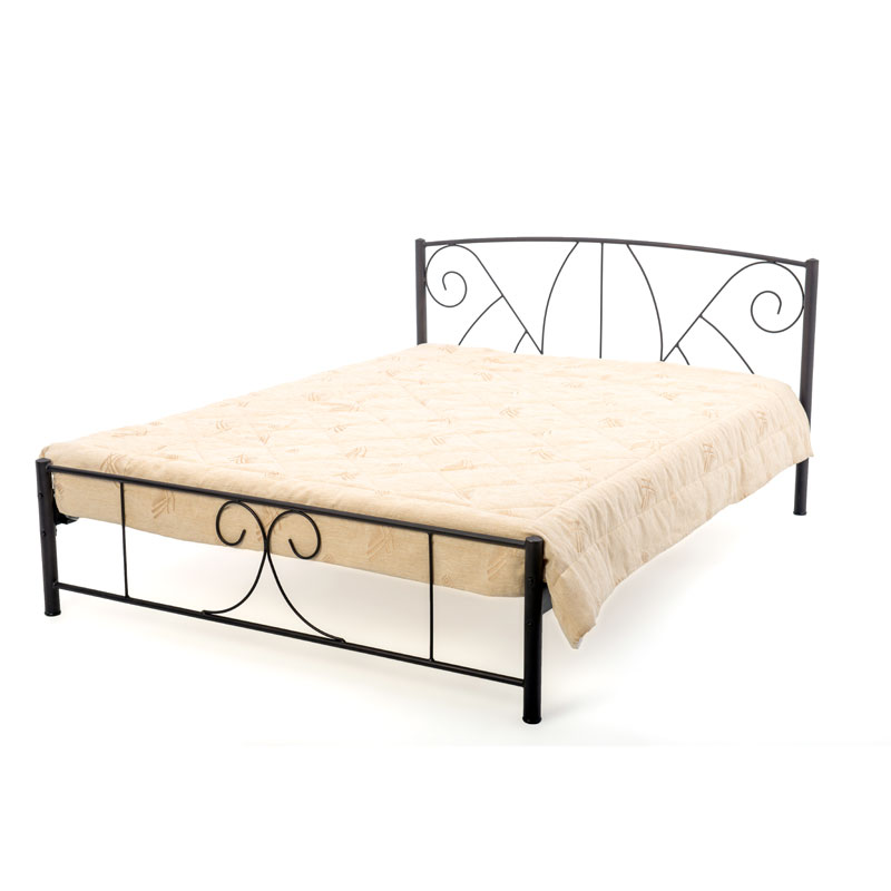 krebati-siderenio-kafe-90200-5 Κρεβατι Σιδερενιο Καφε Fylliana Daniel 90x200εκ - Image 1