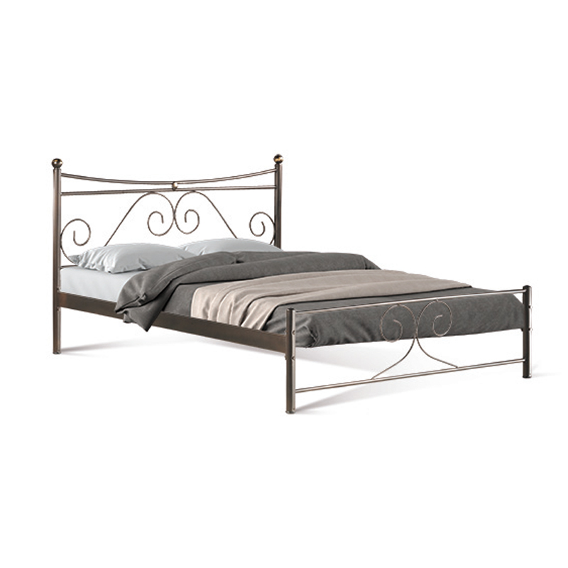 krebati-siderenio-kafe-erato-150200-1 Κρεβατι Σιδερενιο Fylliana Erato Καφε 150x200εκ - Image 1