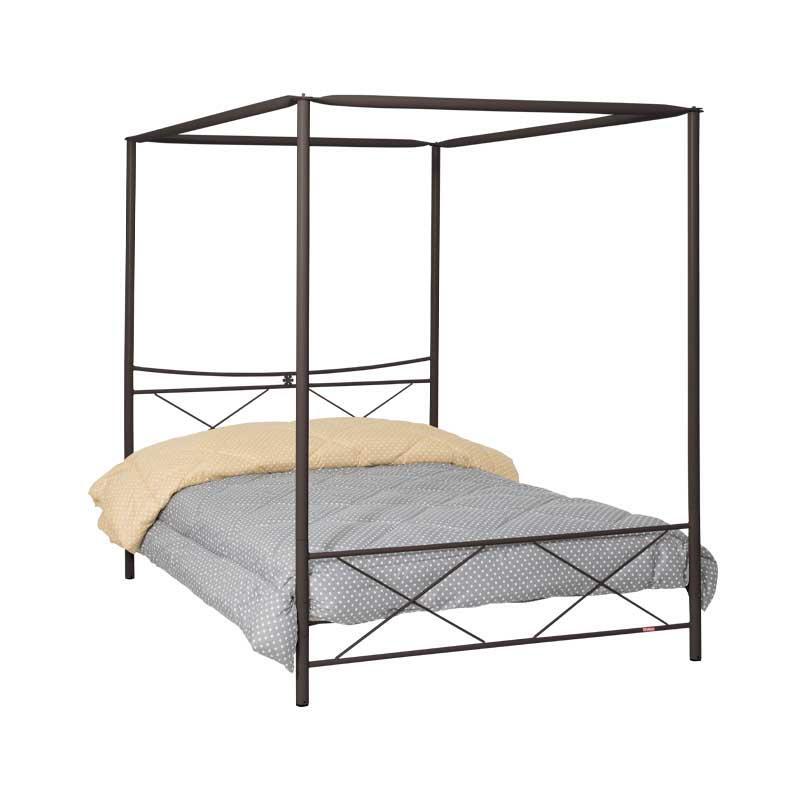 krebati-siderenio-me-oyrano-arion-kafe-1202001634811002 Κρεβατι Σιδερενιο Με Ουρανο Arion Καφε 120x200εκ - Image 1